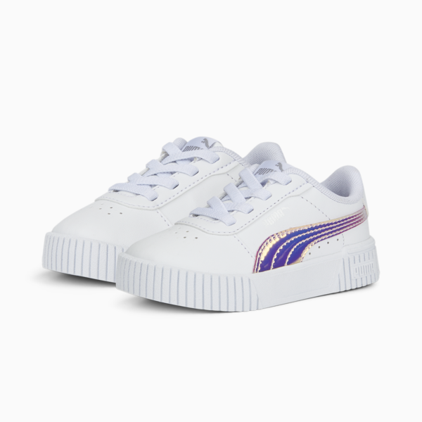 Zapatillas Carina 2.0 Holo para infantes, Puma White-Puma Silver, large-ARG