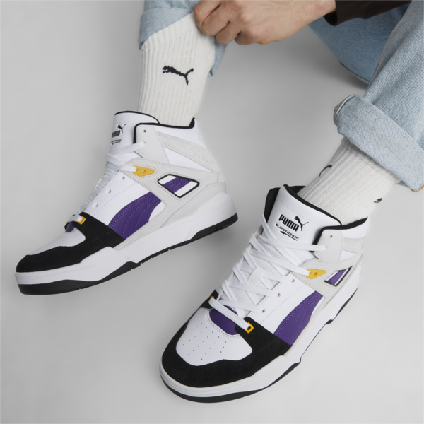 Slipstream Hi Heritage Sneakers, Puma White-Team Violet, large-ZAF