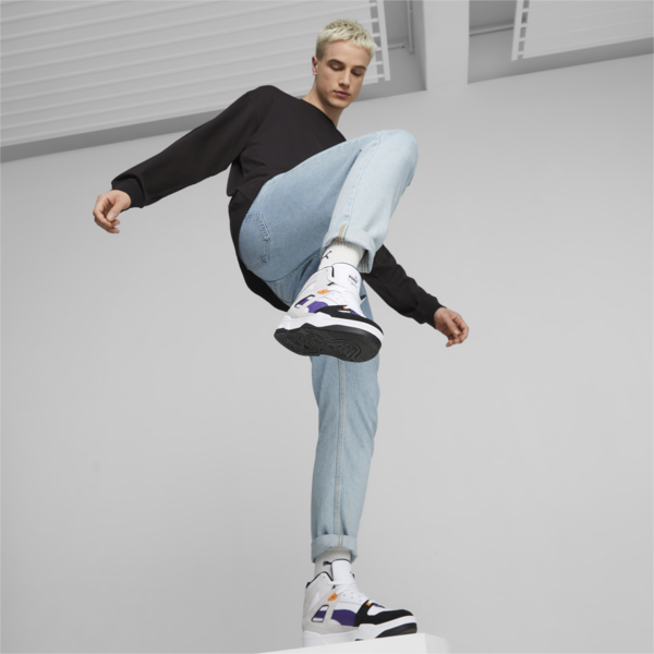 Slipstream Hi Heritage Sneakers, Puma White-Team Violet, large-ZAF