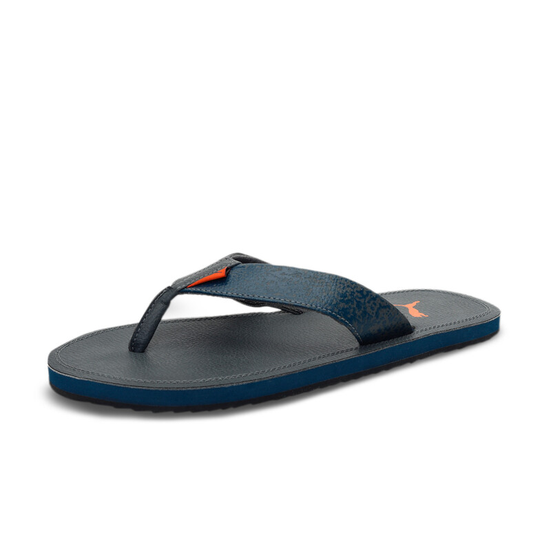 Men's PUMA Ketava Duo Flip Flops, Black/orange/blue