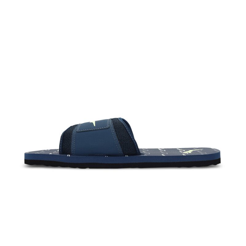 

Men's PUMA Stellar Slide V5 Unisex Flip Flops, Black/blue