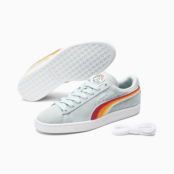 Suede 2 PRIDE, Light Aqua-Puma White, large-ZAF