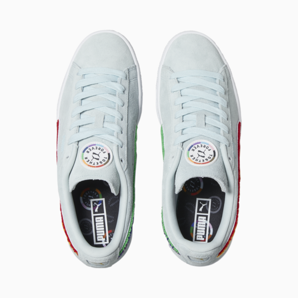 Suede 2 PRIDE, Light Aqua-Puma White, large-ZAF