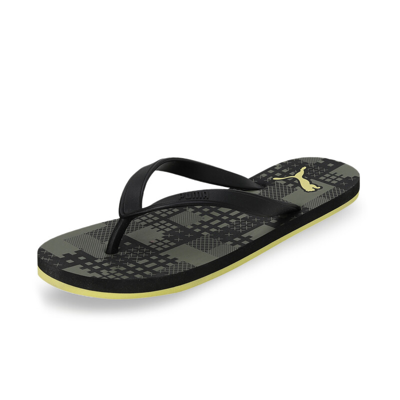 

PUMA Triumph V5 Flip-Flops Shoes, Black/gray/green