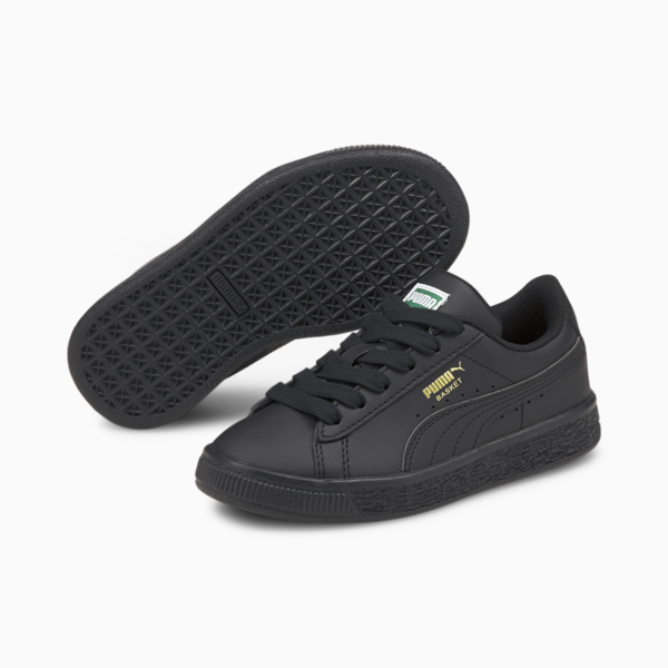Zapatillas infantiles Basket Classic XXI, Puma Black-Puma Black, large-ARG
