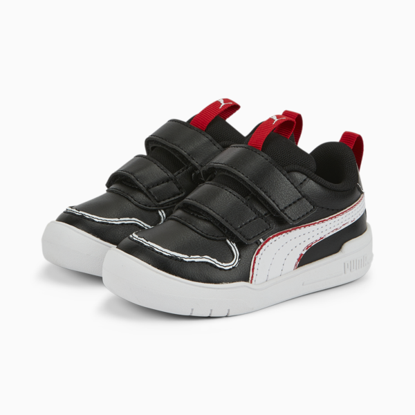 Multiflex Home School V Sneakers Babies, Puma Black-Puma White, large-ZAF