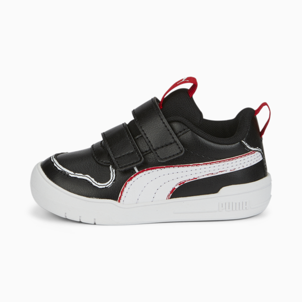 Multiflex Home School V Sneakers Babies, Puma Black-Puma White, large-ZAF