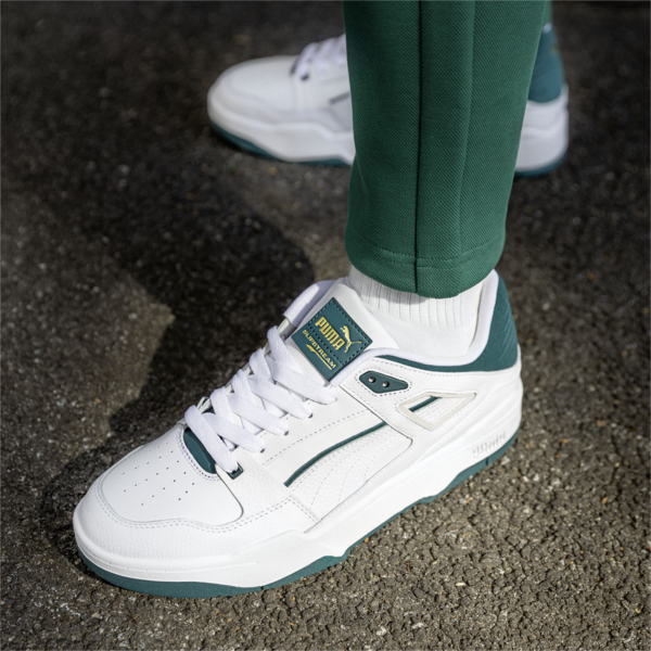 Slipstream Sneakers, Puma White-Varsity Green, large-ZAF