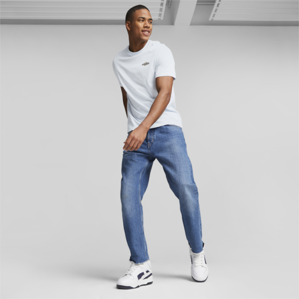 Slipstream Hi Leather Sneakers, Puma White-New Navy, large-MEX