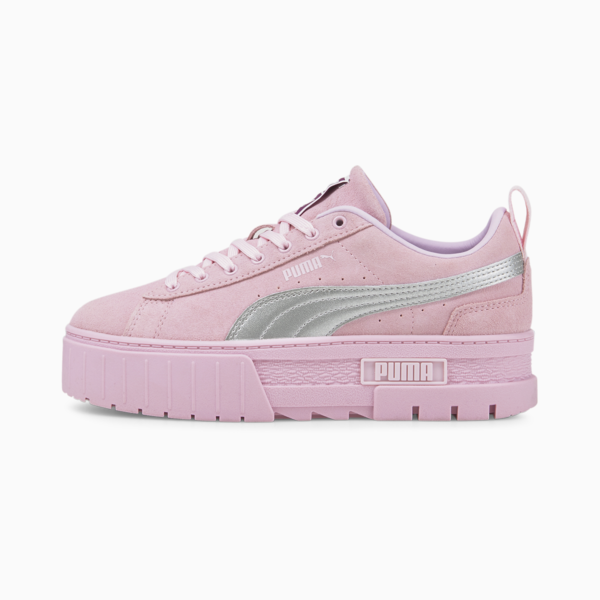 PUMA x DUA LIPA Mayze Metallic Sneakers Women, Pink Lady-Puma Silver, large-ZAF