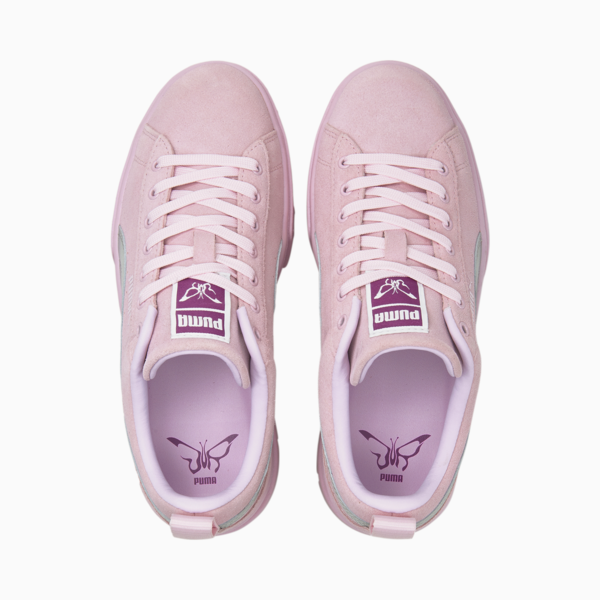 PUMA x DUA LIPA Mayze Metallic Sneakers Women, Pink Lady-Puma Silver, large-ZAF