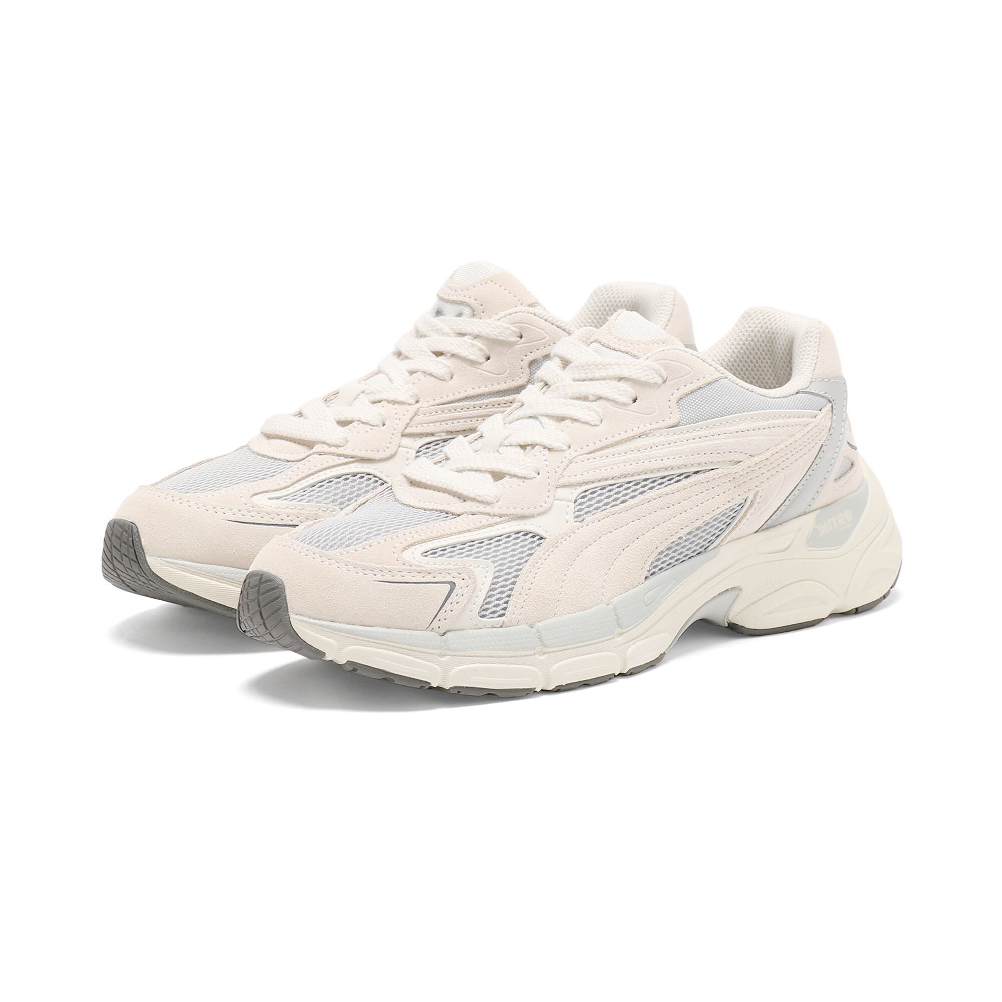 ＜プーマ公式通販＞ プーマ ユニセックス テバリス ニトロ スニーカー ユニセックス Harbor Mist-Vapor Gray ｜PUMA.com