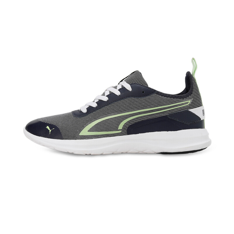 Men's PUMA Unleash Sneakers, White/black/yellow