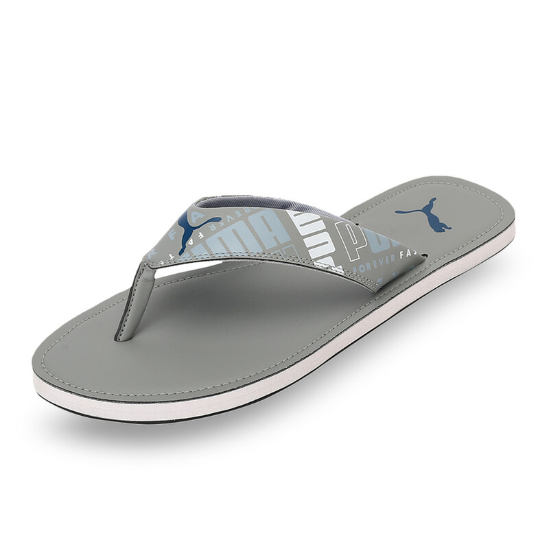 

Men's PUMA Ketava Flip Flops, White/black/silver