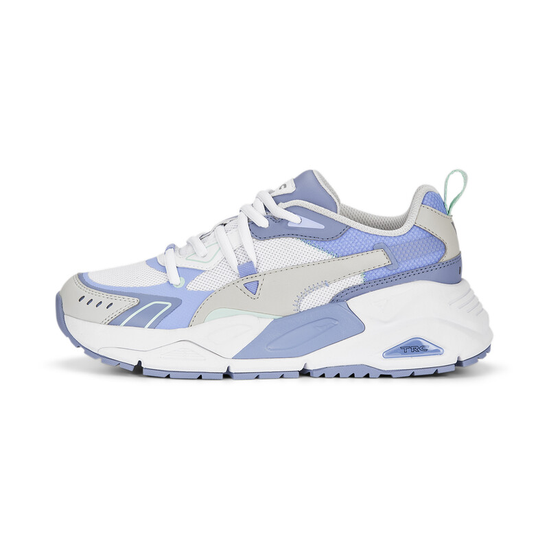 

Women's PUMA TRC Mira Tech Sneakers, White/violet