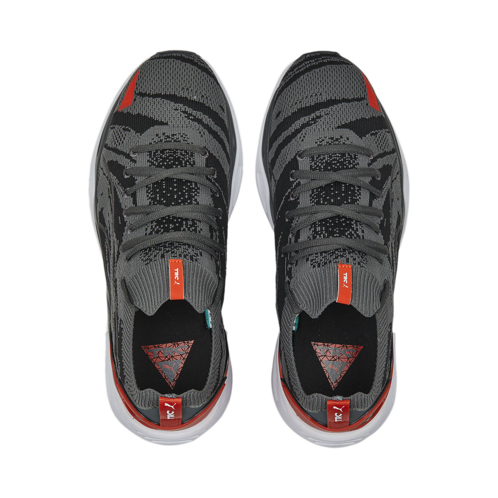 Men's PUMA TRC Blaze Knit Sneakers In Black, Size EU 44.5