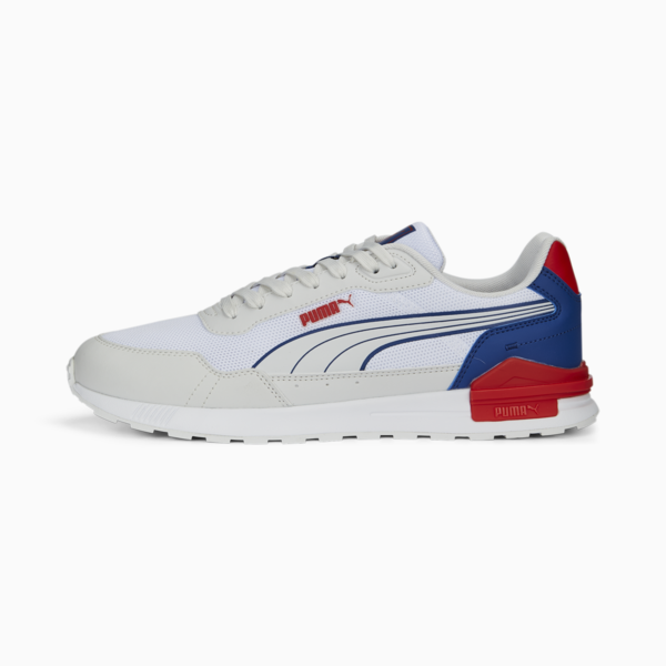 Zapatillas Graviton Mega ADP, PUMA White-Feather Gray-PUMA Red-Clyde Royal, large-ARG
