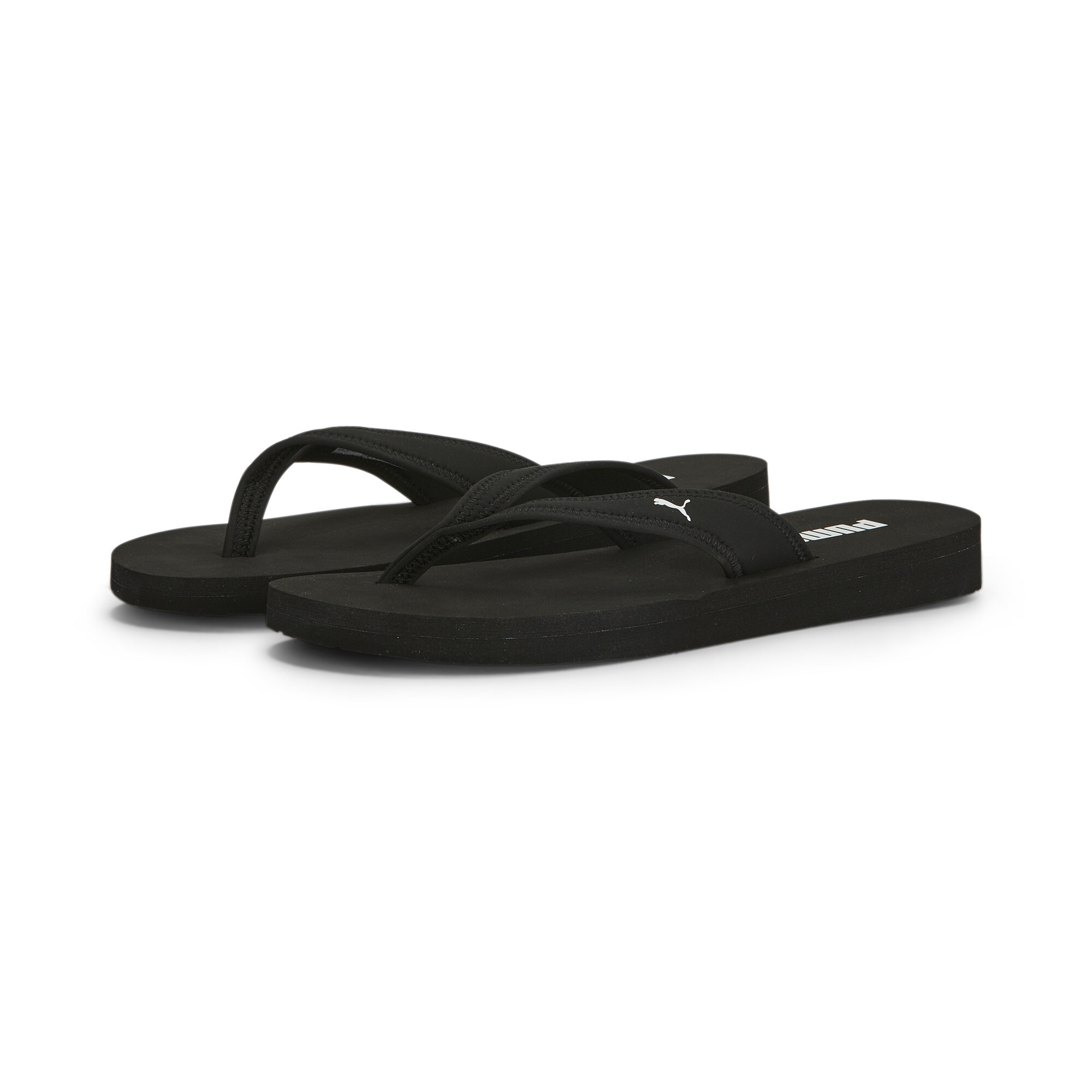 Black puma on sale flip flops