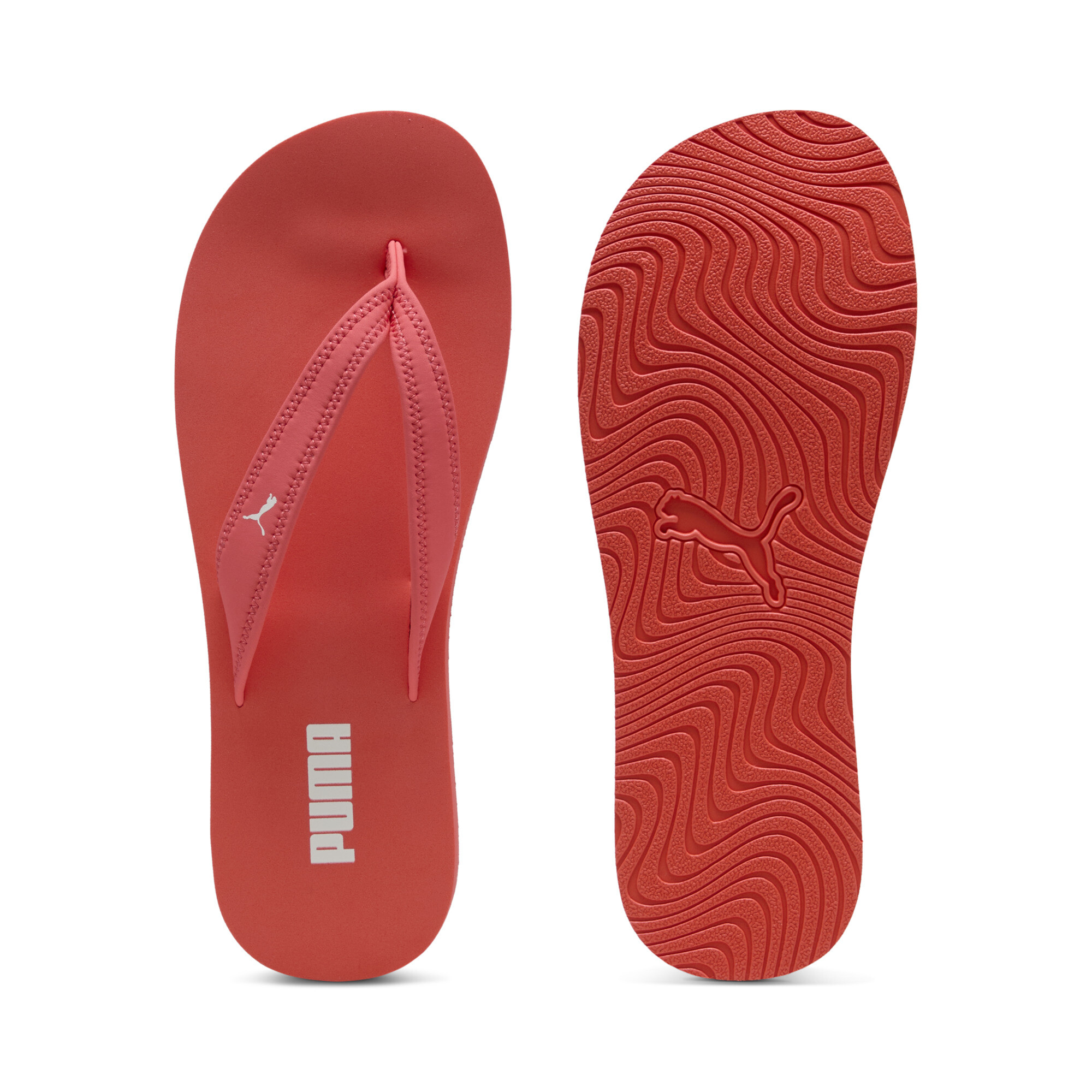 Puma Sandy Flip-Flops Damen | Mit Plain | Peach Frost/White | Größe: 35.5