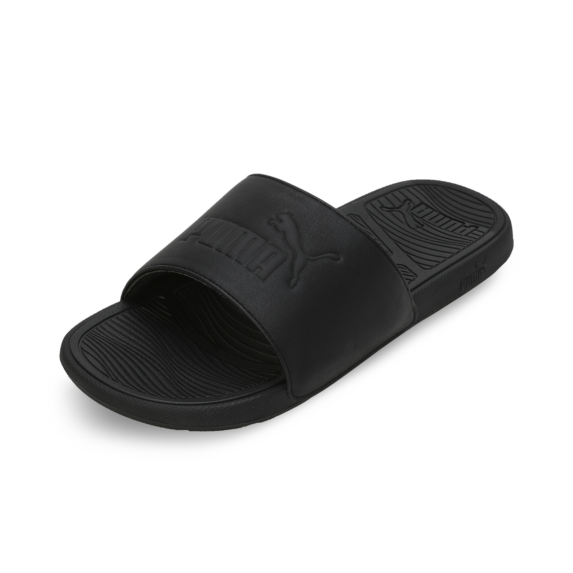 PUMA Cool Cat 2.0 Men's Slides in Black, Size 10