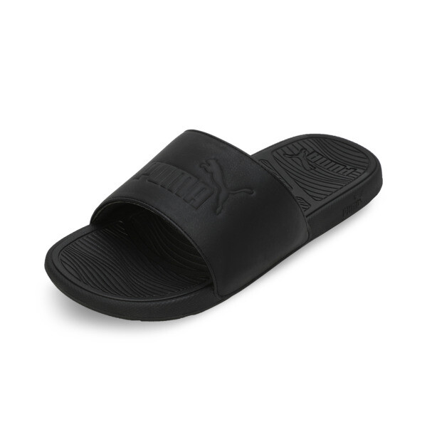 Puma Cool Cat 2.0 Men's Slides In Black- Black