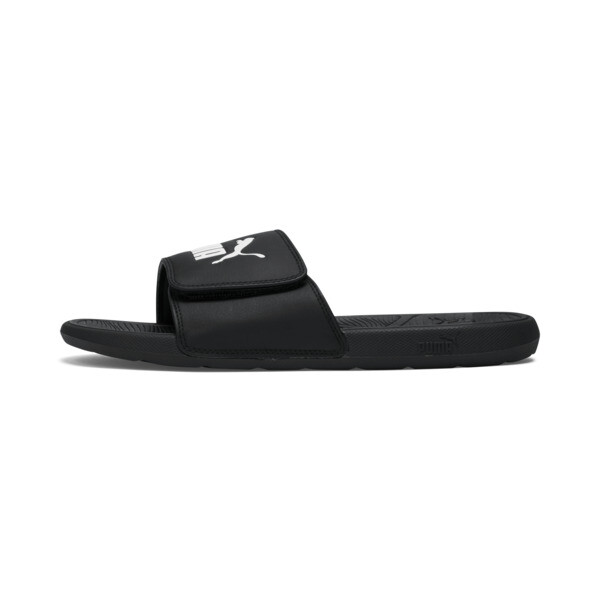 Puma Cool Cat 2.0 Slides In Black- White