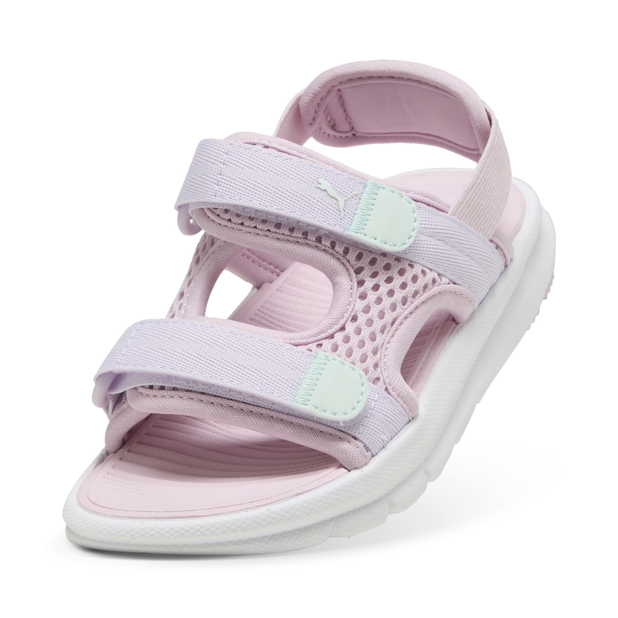 PUMA Evolve sandalen, Blauw/Roze, Maat 34,5