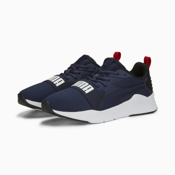 PUMA Wired Run Sneakers, PUMA Navy-PUMA Black-PUMA White, large-MEX