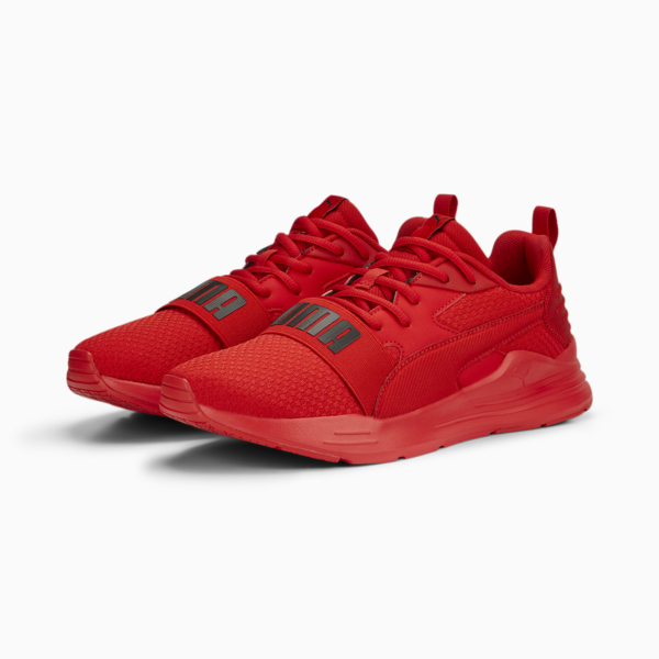 PUMA Wired Run Sneakers, For All Time Red-For All Time Red-PUMA Black, large-MEX