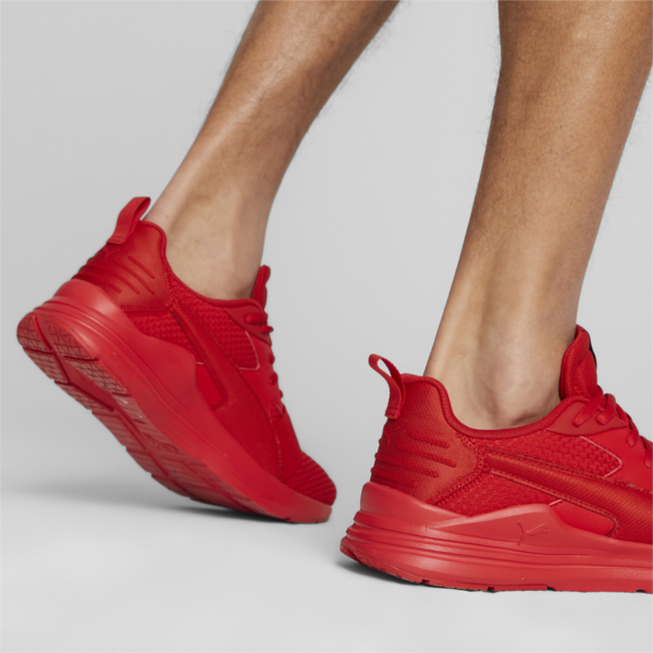 PUMA Wired Run Sneakers, For All Time Red-For All Time Red-PUMA Black, large-MEX