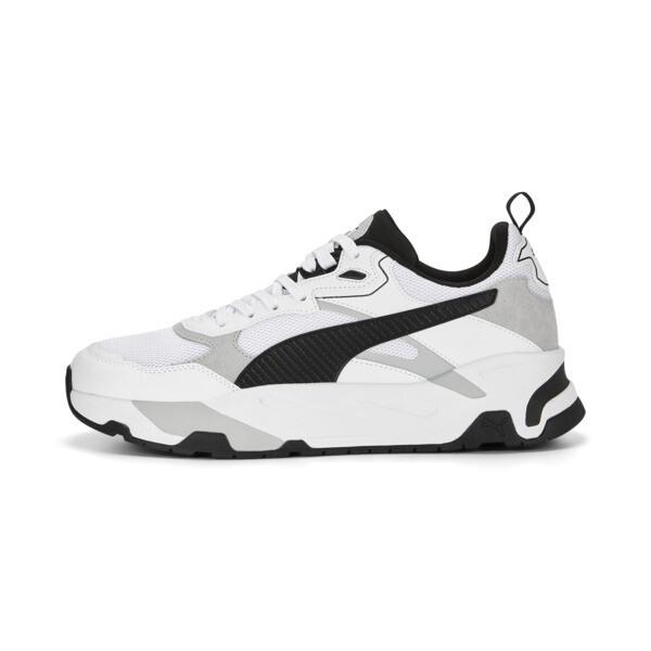 Trinity Sneakers Men, PUMA White-PUMA Black-Cool Light Gray, large-ZAF