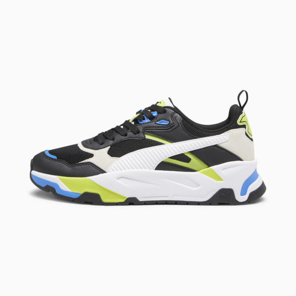 Trinity Sneakers Men, PUMA Black-PUMA White-Lime Smash, large-ZAF