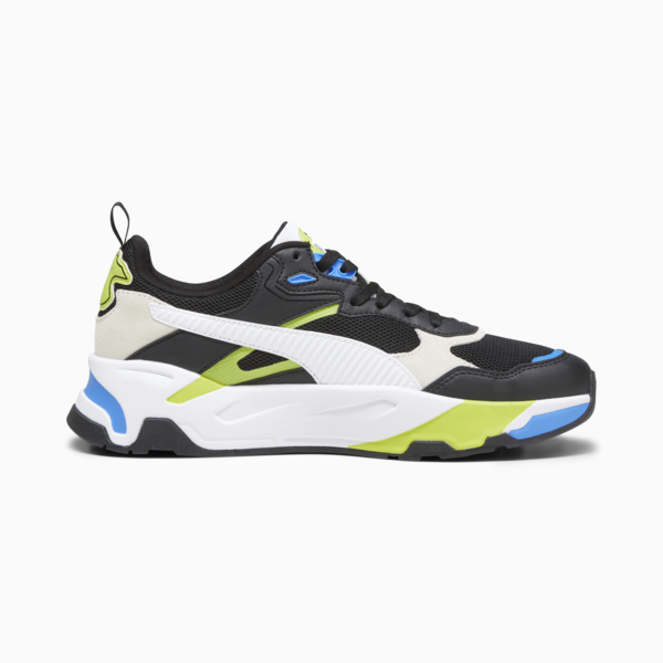 Trinity Sneakers Men, PUMA Black-PUMA White-Lime Smash, large-ZAF