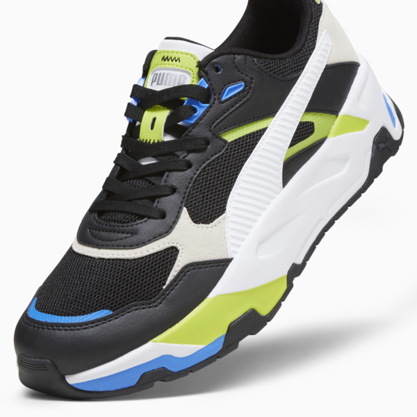 Trinity Sneakers Men, PUMA Black-PUMA White-Lime Smash, large-ZAF