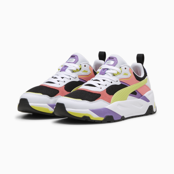 Trinity Sneakers Men, PUMA Black-Lime Sheen-Silver Mist-Passionfruit, large-ZAF