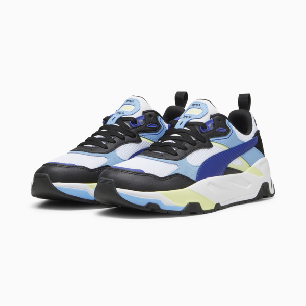 Trinity Sneakers Men, PUMA White-Lapis Lazuli-PUMA Black-Team Light Blue, large-ZAF