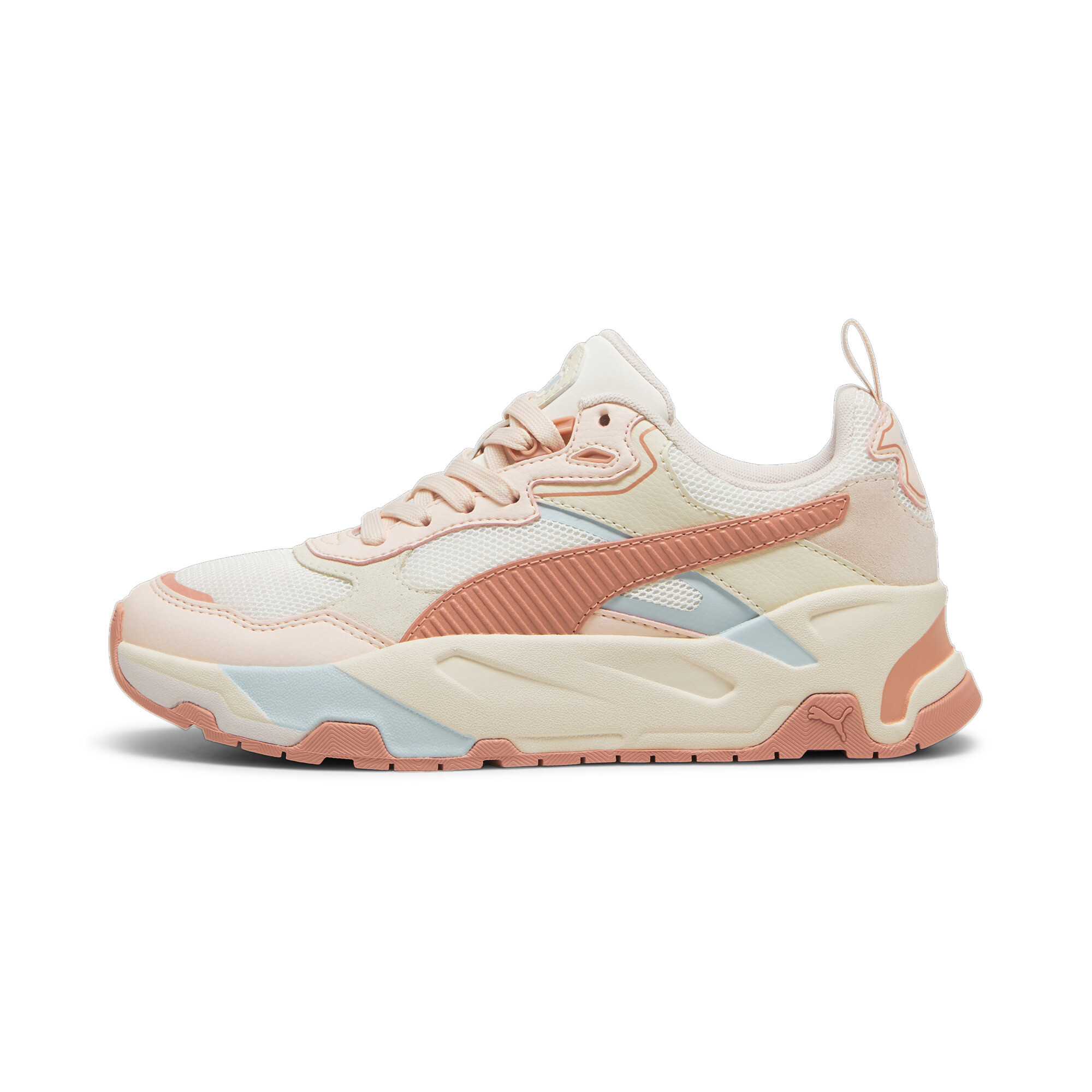 Puma Trinity Sneakers Herren Schuhe | Warm White/Deeva Peach/Island Pink | Größe: 44