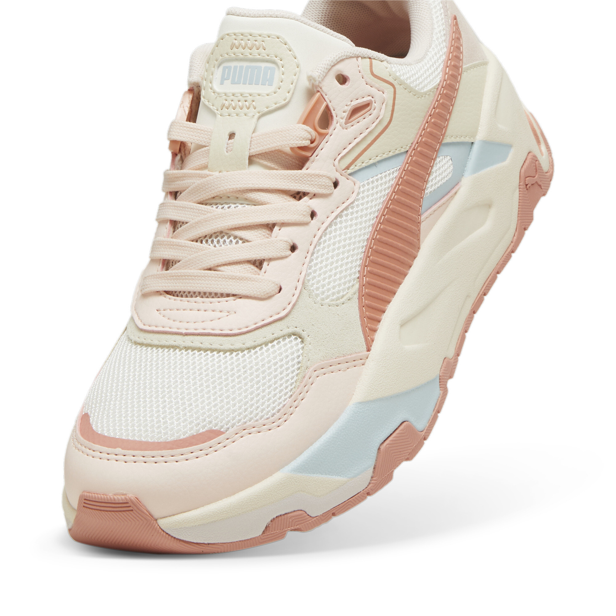 PUMA Trinity Heren Sneakers - Warm White-Deeva Peach-Island Pink-Frosted Dew - Maat 42