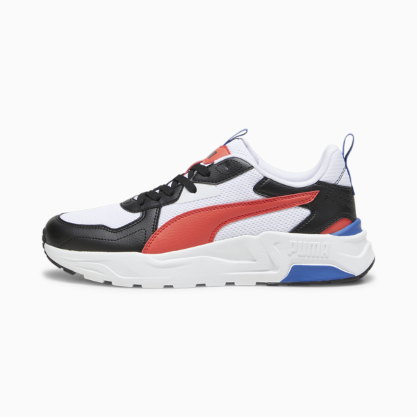 Trinity Lite Sneakers Men, PUMA White-Active Red-PUMA Black, large-ZAF