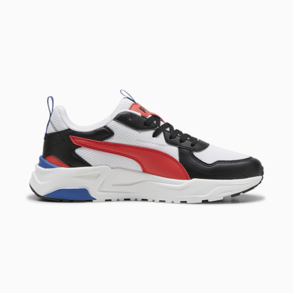 Trinity Lite Sneakers Men, PUMA White-Active Red-PUMA Black, large-ZAF