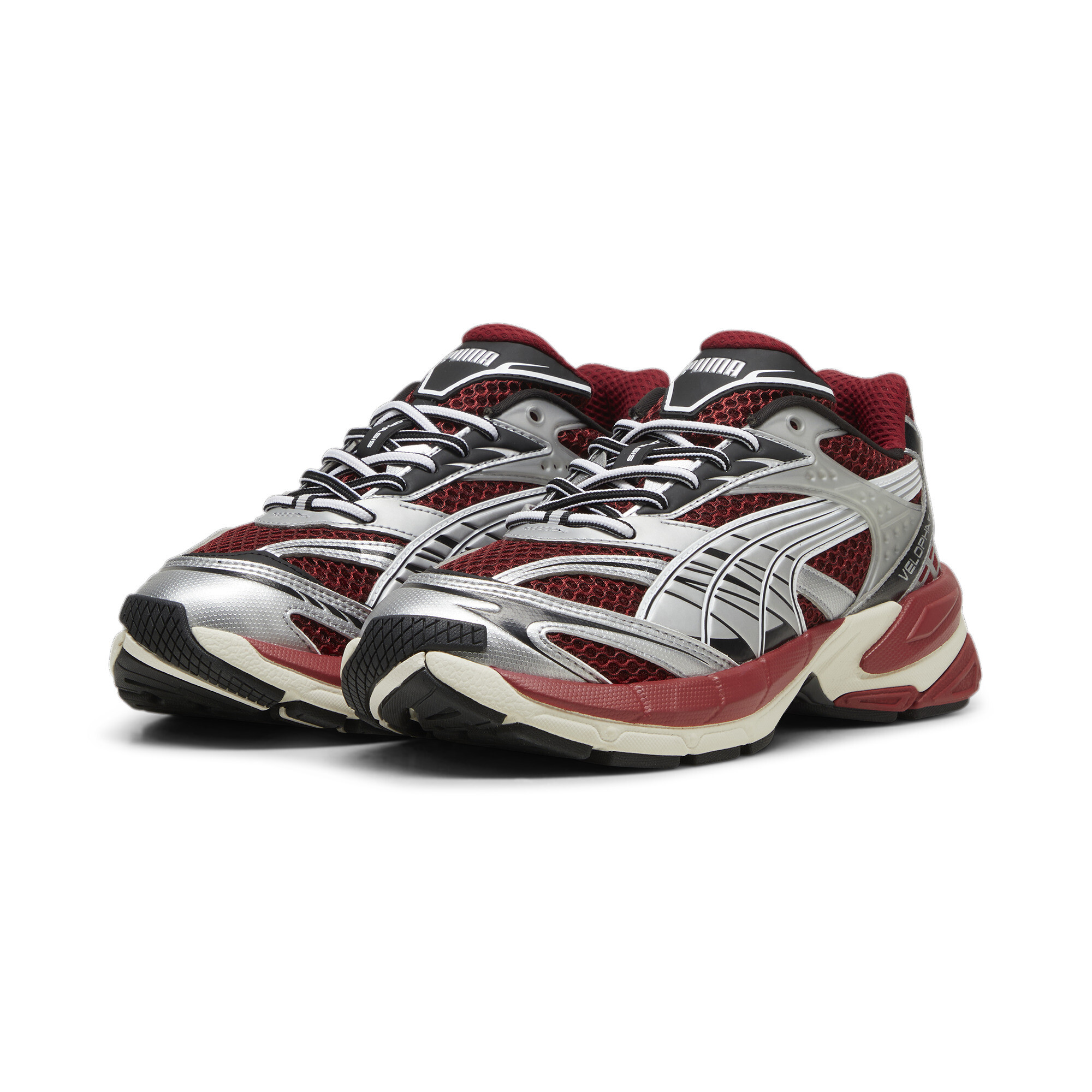 Puma Velophasis Phased Sneakers, Red, Size 39, Shoes