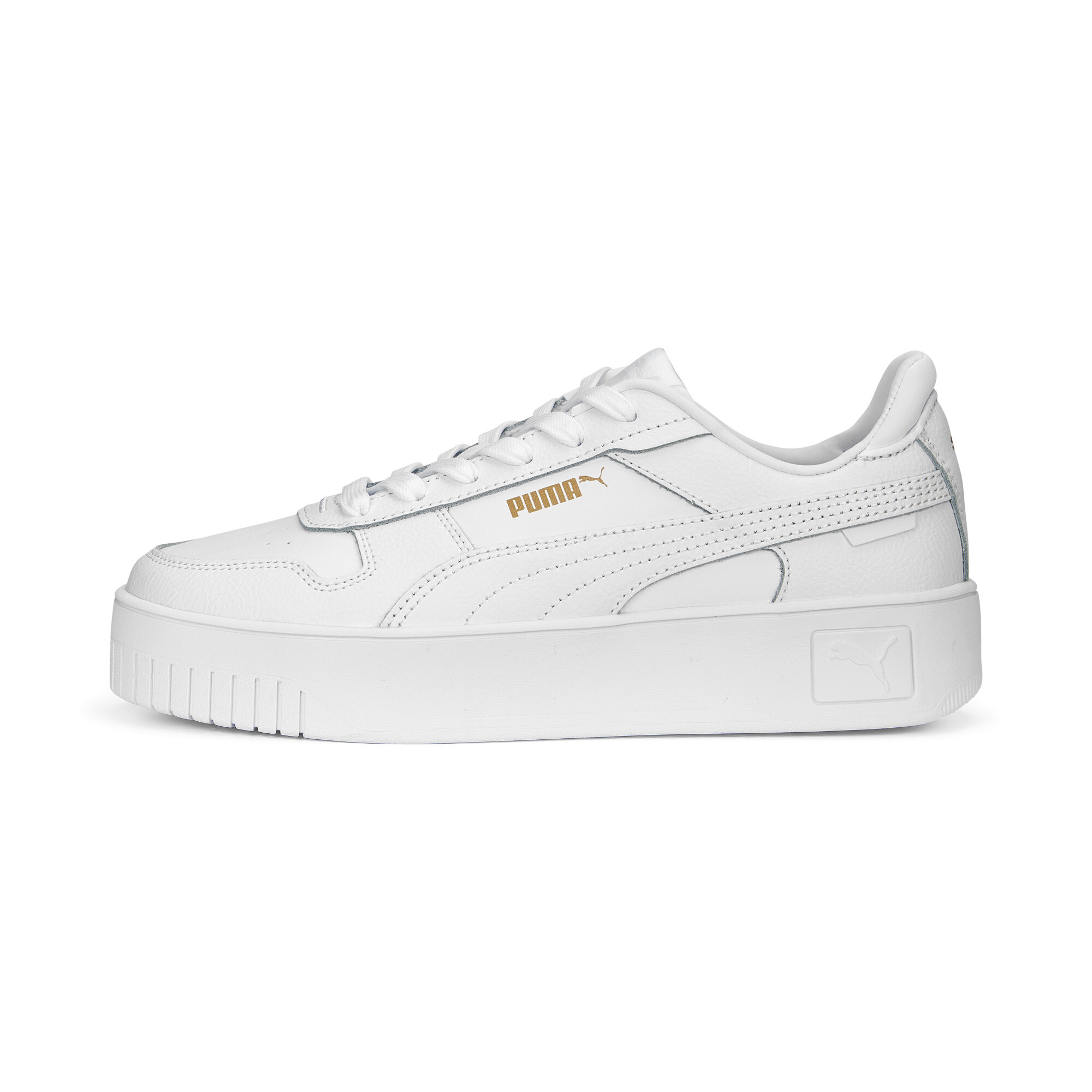 Women's Puma Carina Street Sneakers, White, Size 38, Shoes