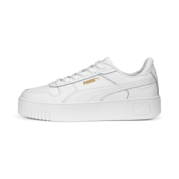 Shop Puma Carina Street Women's Sneakers In White- White- Gold