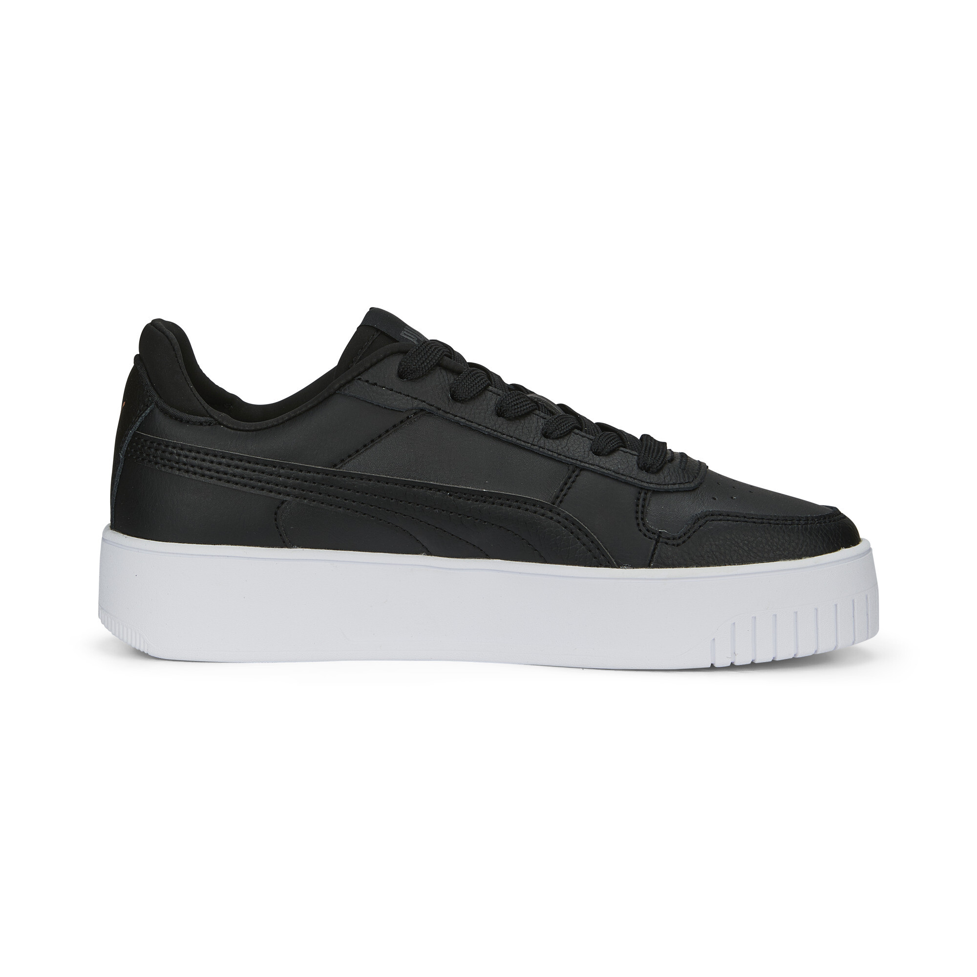 Women's Puma Carina Street Sneakers, Black, Size 36, Shoes