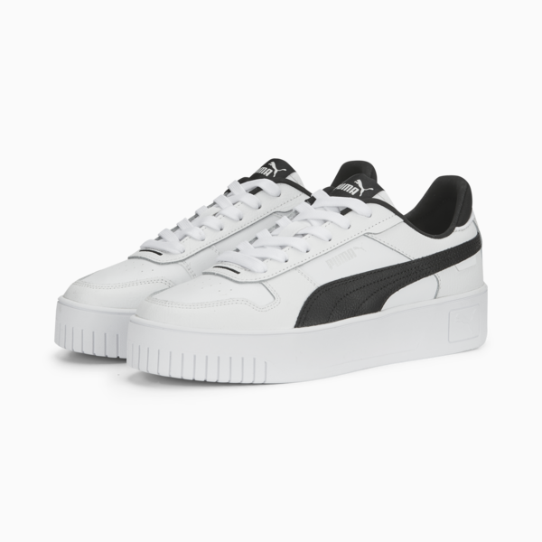 Zapatillas para mujer Carina Street, PUMA White-PUMA Black-PUMA Silver, large-ARG