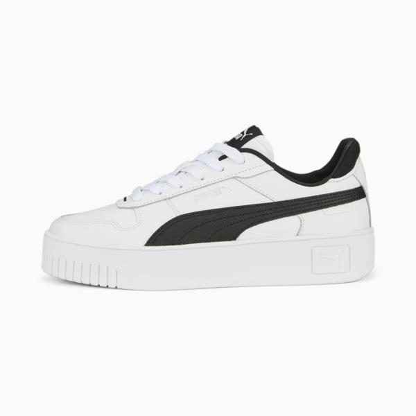 Zapatillas para mujer Carina Street, PUMA White-PUMA Black-PUMA Silver, large-ARG