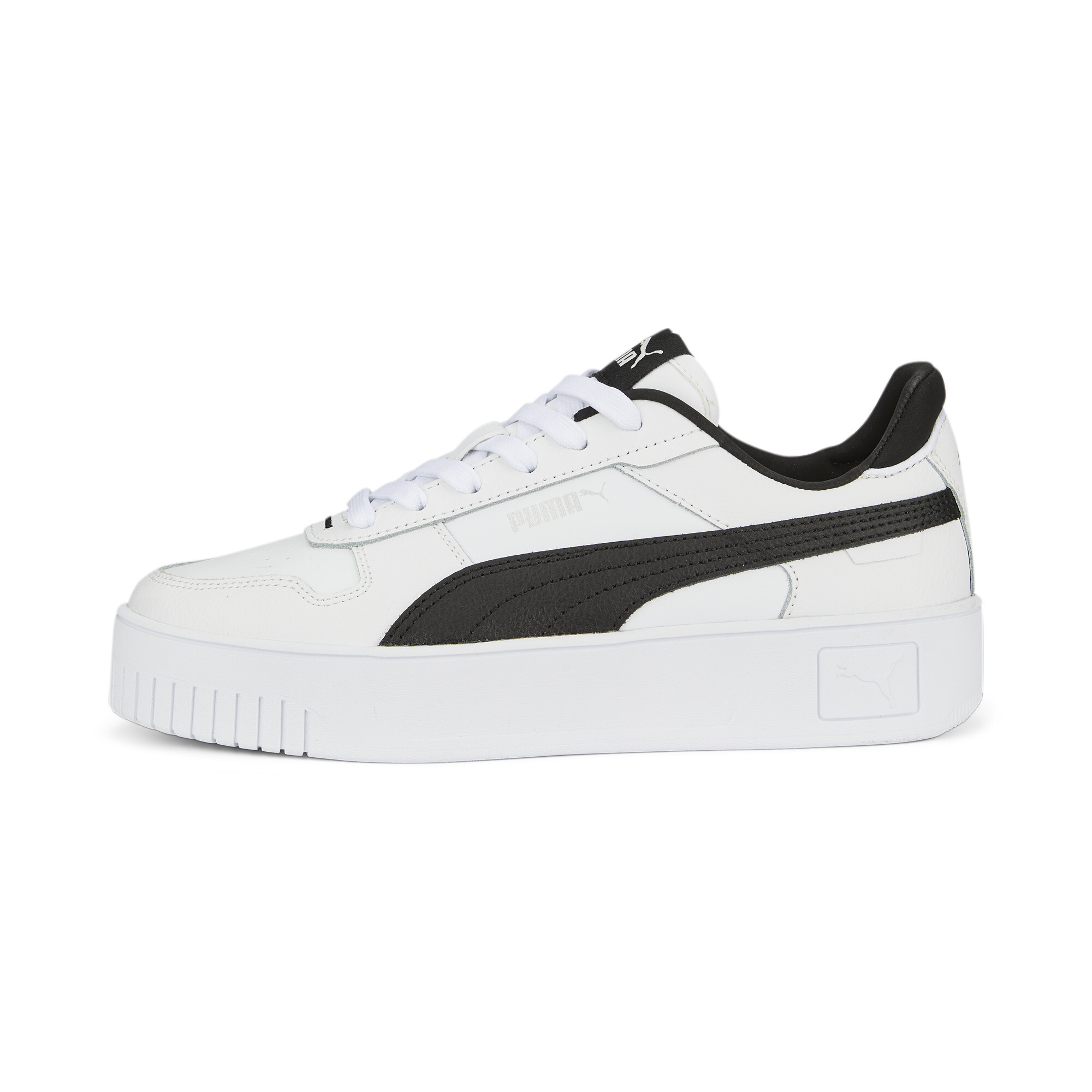 Women's Puma Carina Street Sneakers, White, Size 40.5, Shoes