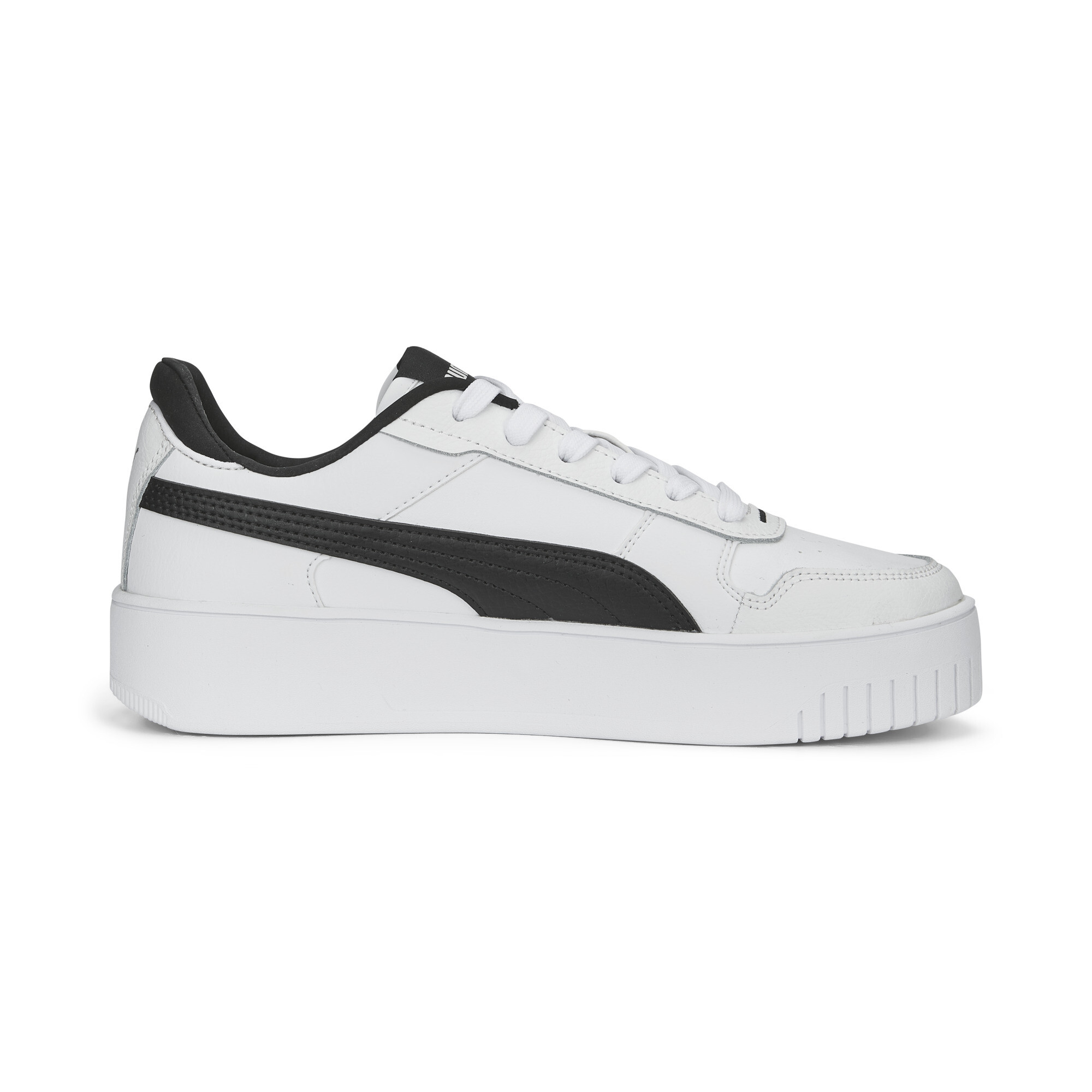 Women's PUMA Carina Street Sneakers Women In White/Silver, Size EU 39