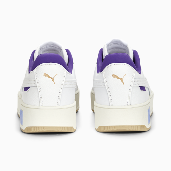 Carina Street Sneakers Women, PUMA White-PUMA White-Elektro Purple-Frosted Ivory, large-ZAF