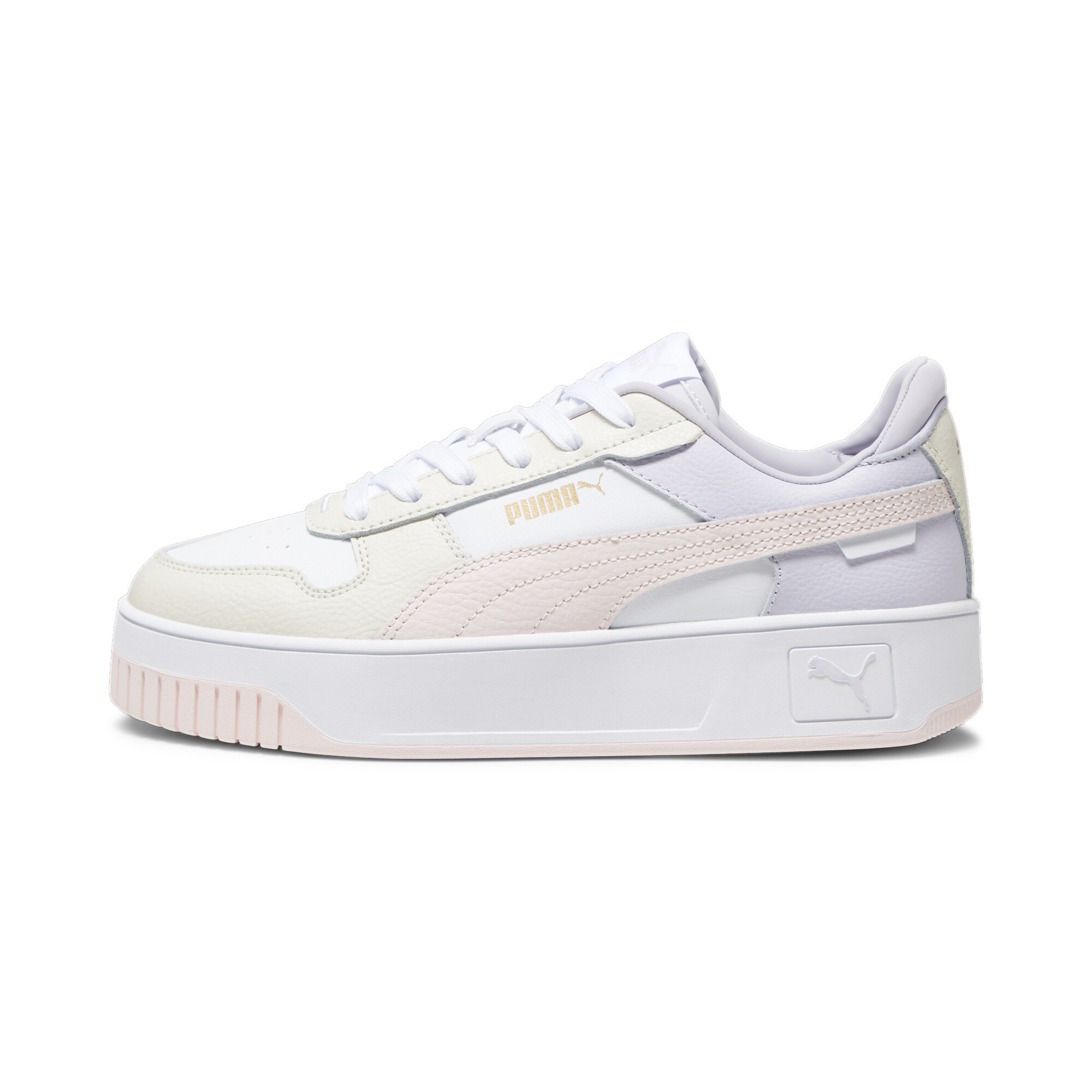 Women's Puma Carina Street Sneakers, White, Size 35.5, Shoes